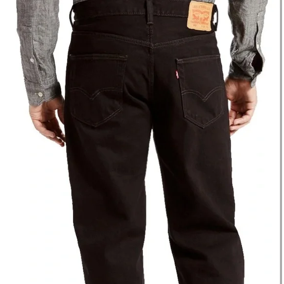 NWT Levi’s 550™ Black Relaxed Fit Mens Jeans  Size 44X32 - Picture 7 of 9
